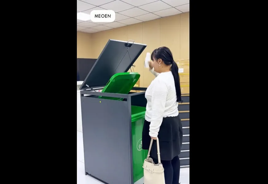 أغطية حاويات القمامة الفولاذية الأنيقة Ⅰ