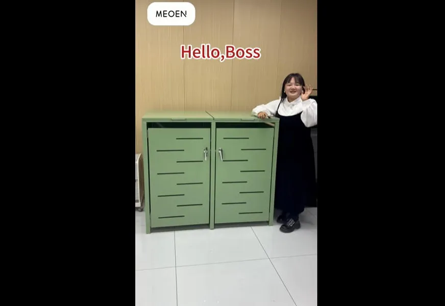 أثاث معدني، تخزين سلة المهملات